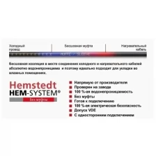 Нагревательный кабель в стяжку Hemstedt BR-IM 58.11 м, 17Вт/м