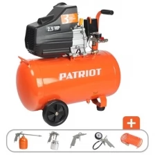 Компрессор поршневой масляный Patriot EURO 50-260К, 1800 Вт