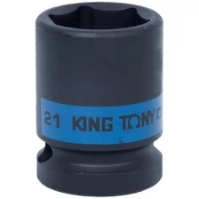 Головка торцевая ударная шестигранная 1/2", 21 мм KING TONY 453521M