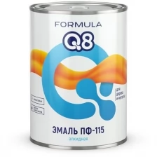 Эмаль ПФ-115 алкидная Formula Q8, глянцевая, 1,9 кг, зеленая