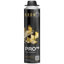 Пена монтажная профессиональная Kronbuild Pro 70, всесезонная, 850 мл