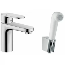 Смеситель Hansgrohe Vernis Blend 71215000 для раковины с гигиеническим душем, хром