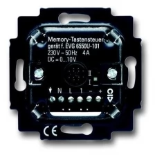 ABB BJE Мех Светорегулятора клавишного нажимной для люм/ламп с ЭПРА, 700 Вт, 50мА, 1-10 В