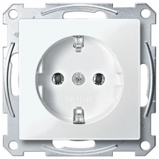 Schneider electric Schneider-electric MTN2301-0319 MERTEN механизм розетки б шт, ПОЛ.белый, QF SM