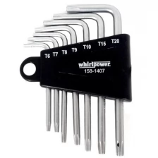 Набор ключей WhirlPower TORX Г-образных 7 штук 158-1407