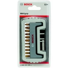 Бита Bosch Max Grip (2.608.522.133), 25 мм, хвостовик – Ph, Pz, T, S, набор из 12 шт.