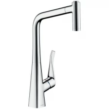 Смеситель для кухни, хром, Hansgrohe Metris 73801000