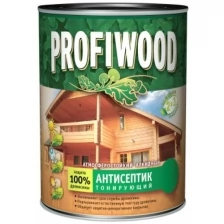 Алкидный антисептик PROFIWOOD (тонирующий; атмосферостойкий; орех; 0.8 л; 0.7 кг) 3900