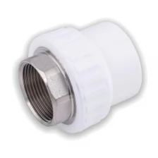 Муфта комбинированная PP-R Valfex ВР 40мм х1 1/4" белая (5/25) 10134040